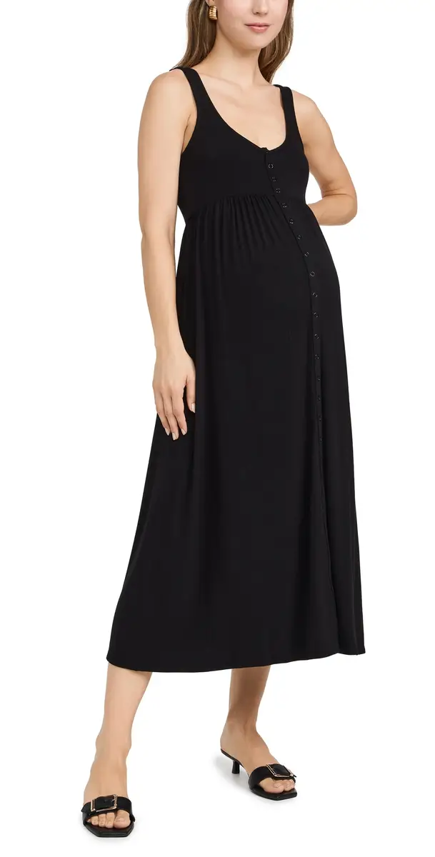 Hatch The Softest Rib Nursing Tank Dress | Image 1 Hatch The Softest Rib Nursing Tank Dress | Image 1
