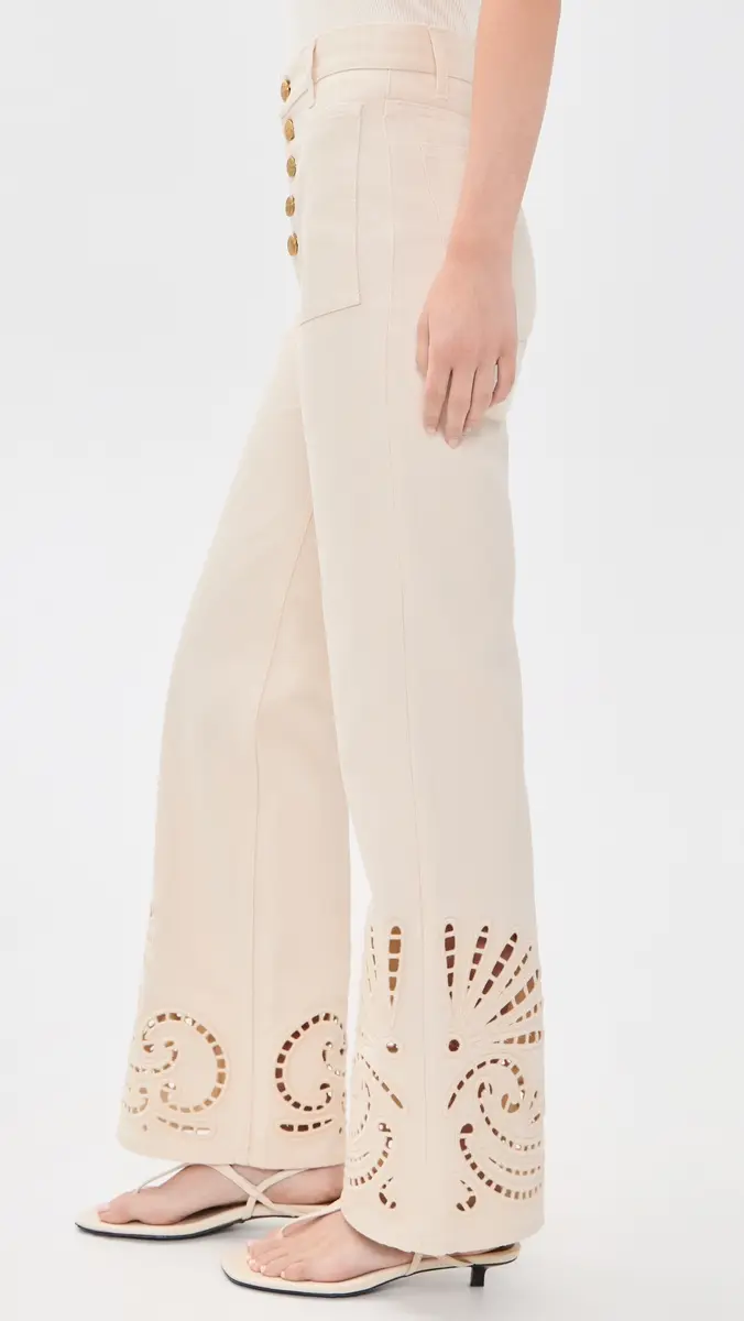 Ulla Johnson The Lou Eyelet Jeans | Thumbnail 4 Ulla Johnson The Lou Eyelet Jeans | Thumbnail 4