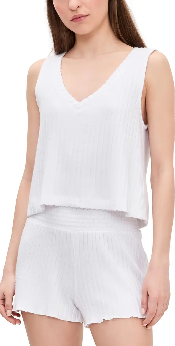Z Supply loane Rib Tank Top White | Image 1 Z Supply loane Rib Tank Top White | Image 1