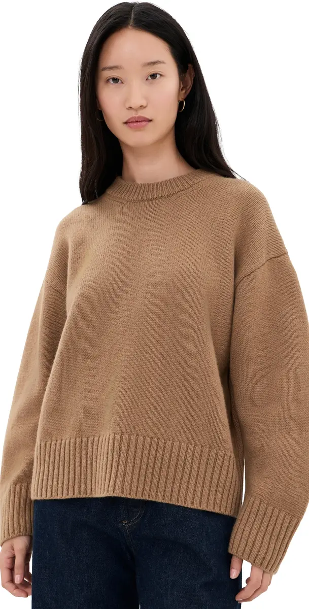 Citizens of Humanity Freshman Crewneck Sweater Camel | Image 1 Citizens of Humanity Freshman Crewneck Sweater Camel | Image 1