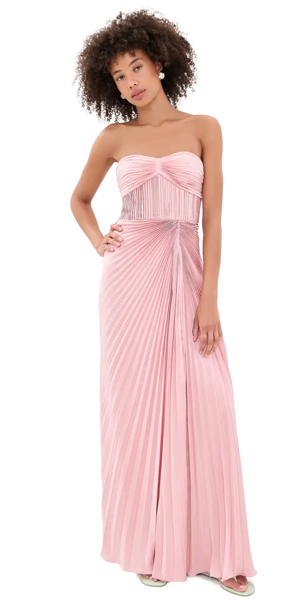 AMUR Joyceann Sweetheart Gown Ballet Azalea | Image 1 AMUR Joyceann Sweetheart Gown Ballet Azalea | Image 1