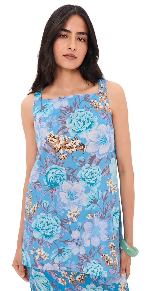 La Maregold The Clara Top Turquoise Garden ymphony | Image 1 La Maregold The Clara Top Turquoise Garden ymphony | Image 1