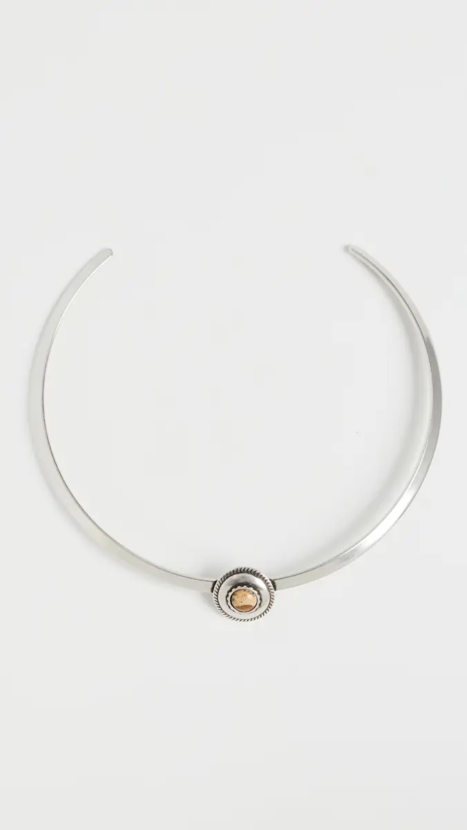 Isabel Marant Stone Embellished Choker Necklace | Thumbnail 2