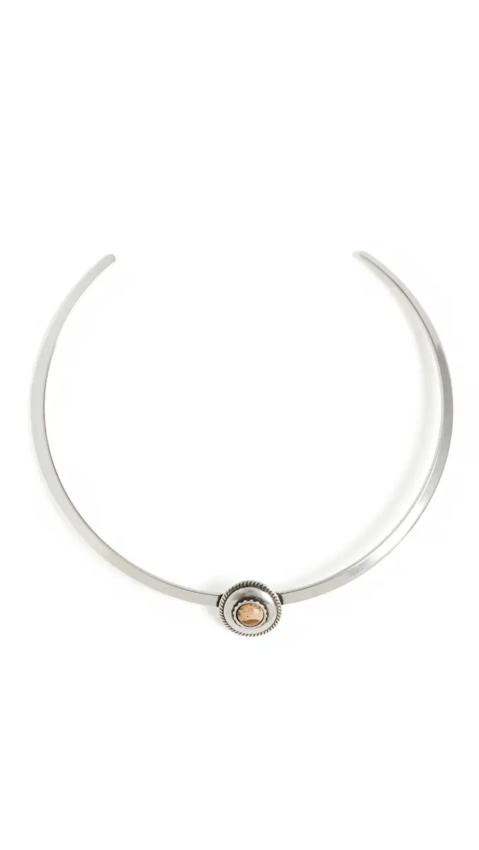 Isabel Marant Stone Embellished Choker Necklace | Thumbnail 6