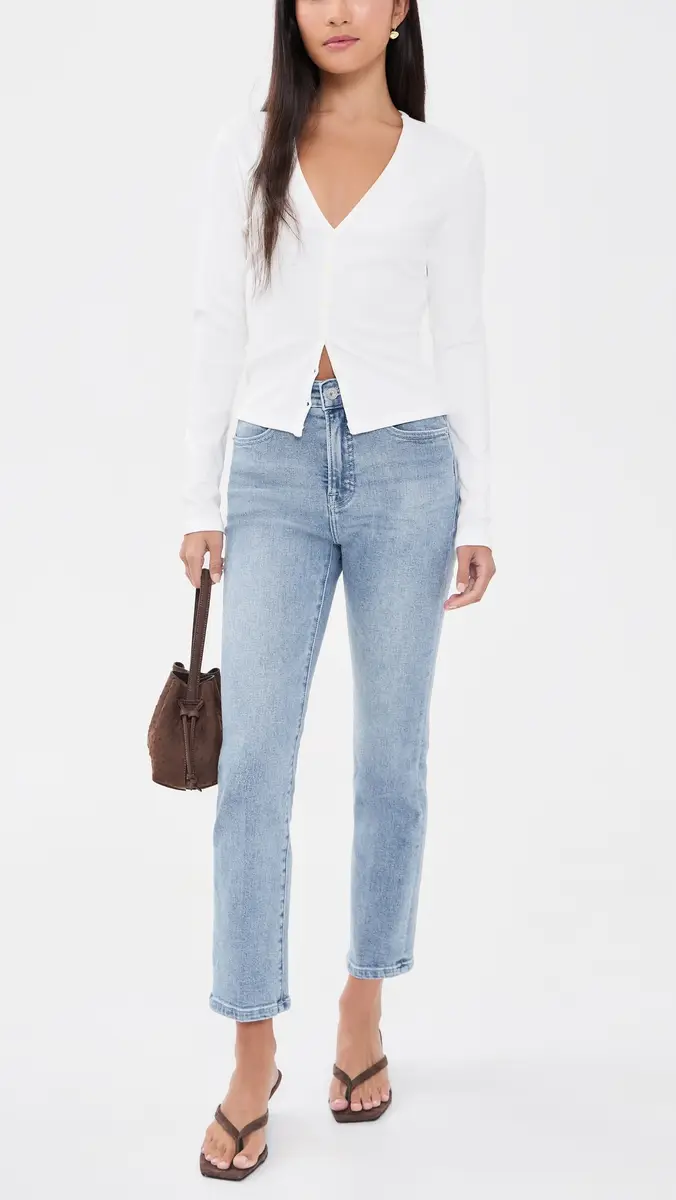 GOOD AMERICAN Good Legs Straight Jeans | Thumbnail 5 GOOD AMERICAN Good Legs Straight Jeans | Thumbnail 5