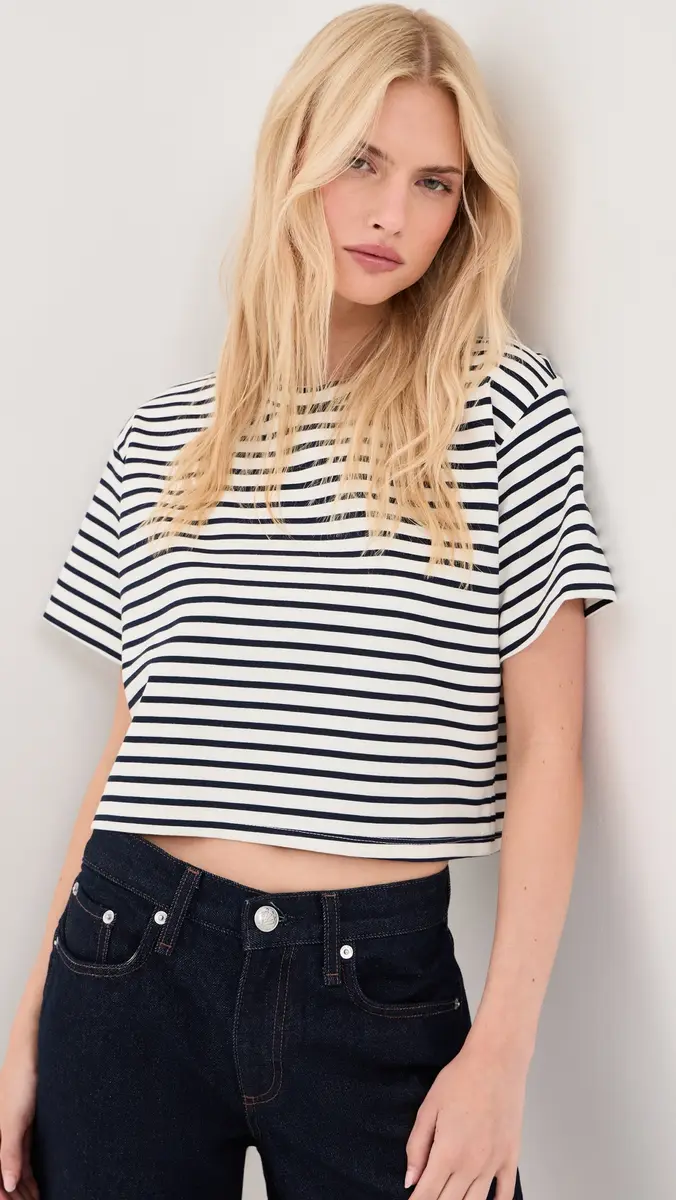 LE BOP Hazel Cropped Tee | Thumbnail 2 LE BOP Hazel Cropped Tee | Thumbnail 2