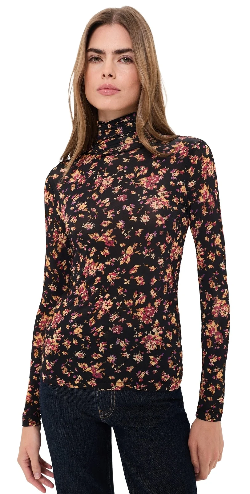Ulla Johnson Aurelia Long Sleeve Jersey Top