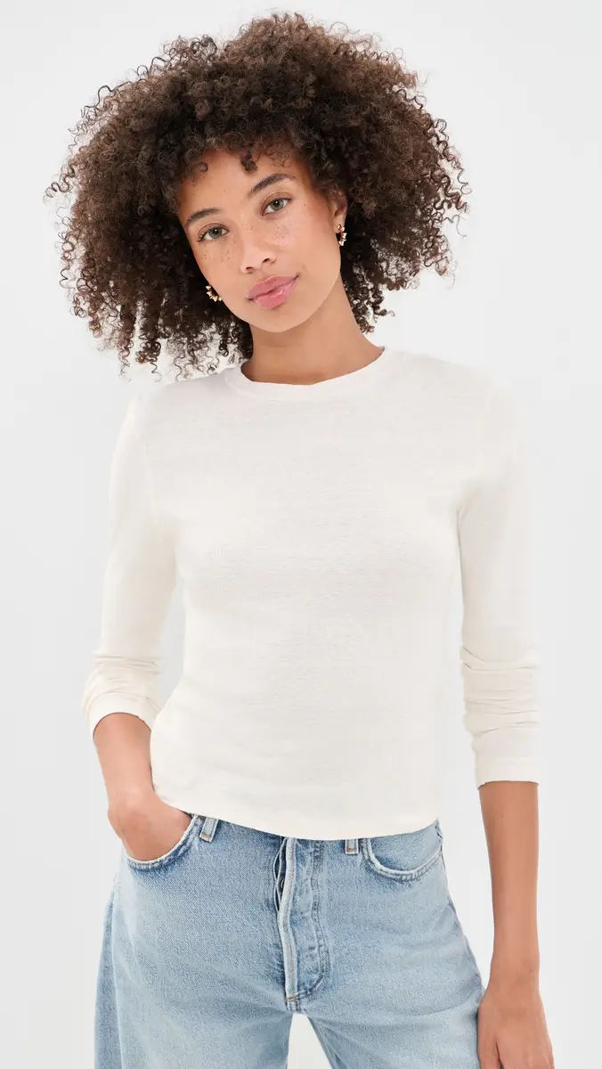 RE/DONE 90s Baby Long Sleeve Tee | Thumbnail 2 RE/DONE 90s Baby Long Sleeve Tee | Thumbnail 2