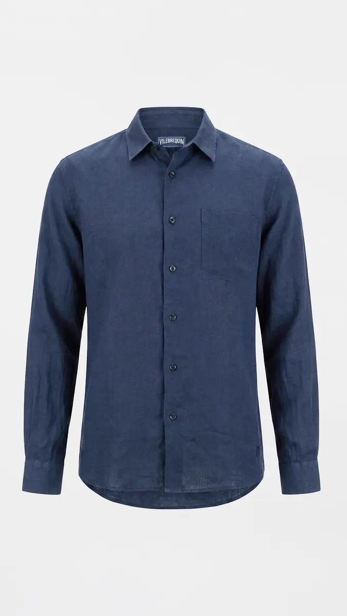 Vilebrequin Caroubis Linen Shirt | Thumbnail 2
