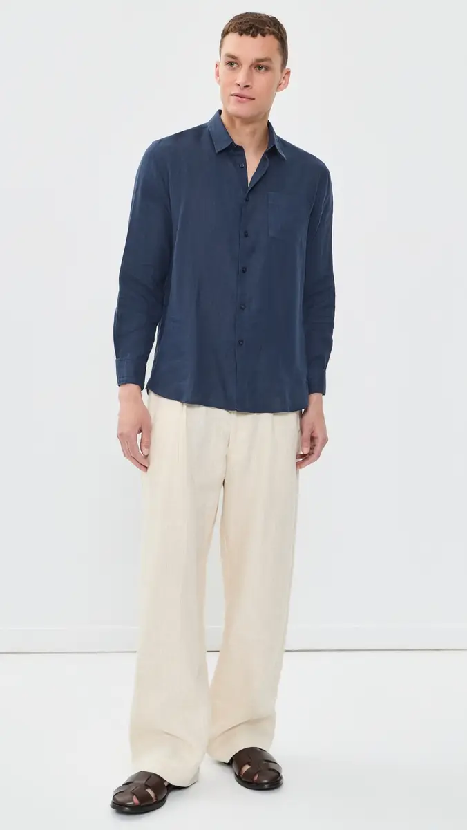 Vilebrequin Caroubis Linen Shirt | Thumbnail 6