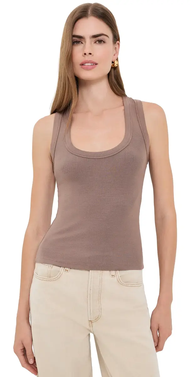 L'AGENCE hania Racerback Tank Cardamom | Image 1 L'AGENCE hania Racerback Tank Cardamom | Image 1