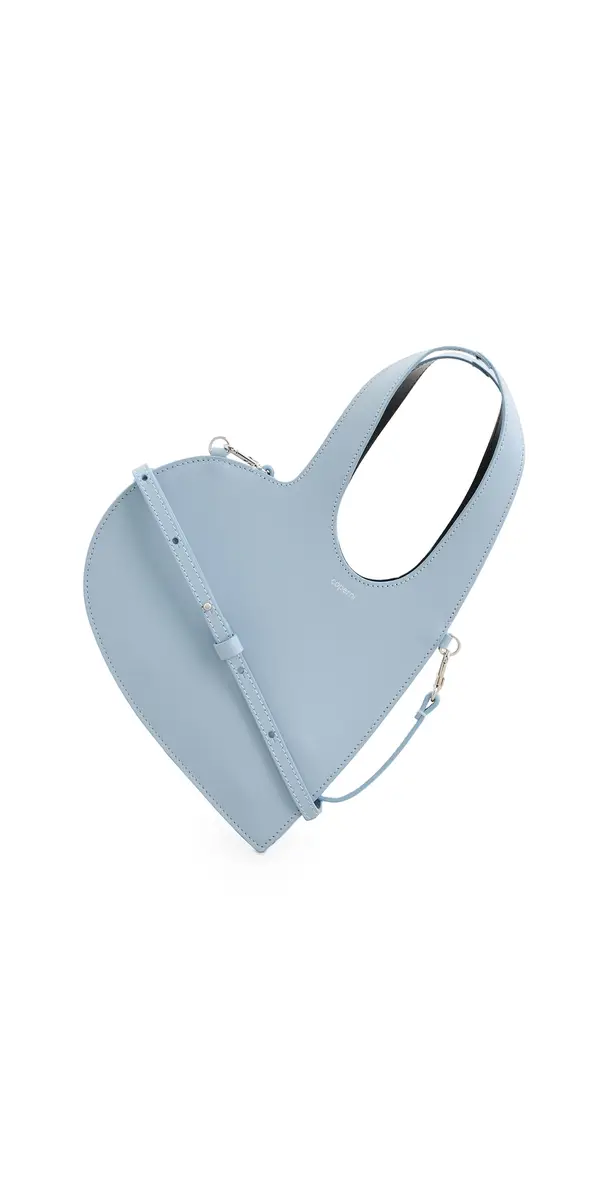 Coperni Mini Heart Tote Blue Light One Size | Image 1 Coperni Mini Heart Tote Blue Light One Size | Image 1