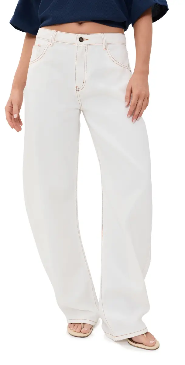 LIONESS Horseshoe Jeans Porcelain | Image 1 LIONESS Horseshoe Jeans Porcelain | Image 1