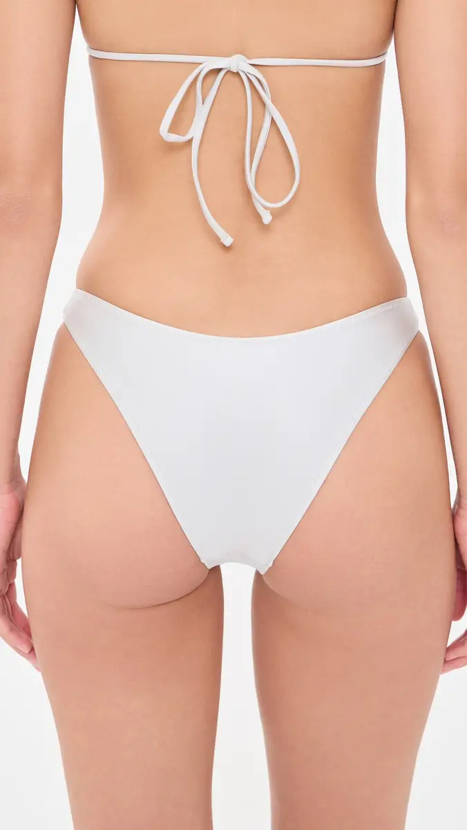 Frankies Bikinis Dove Satin Bikini Bottoms | Thumbnail 3 Frankies Bikinis Dove Satin Bikini Bottoms | Thumbnail 3