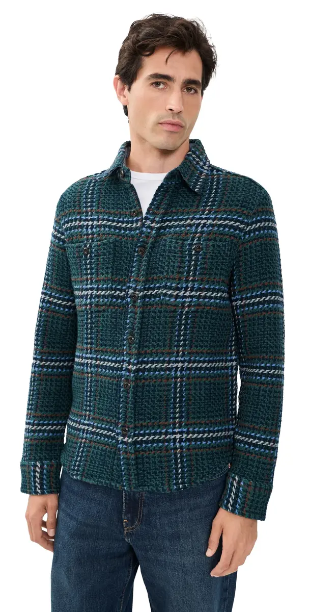 Taylor Stitch The Cutter Check Overshirt Canal Check 38 | Image 1 Taylor Stitch The Cutter Check Overshirt Canal Check 38 | Image 1
