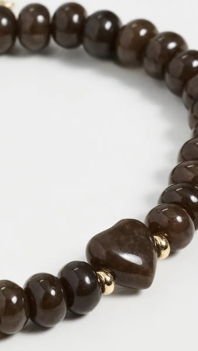 Madewell Puffy Beaded Heart Bracelet | Thumbnail 4 Madewell Puffy Beaded Heart Bracelet | Thumbnail 4