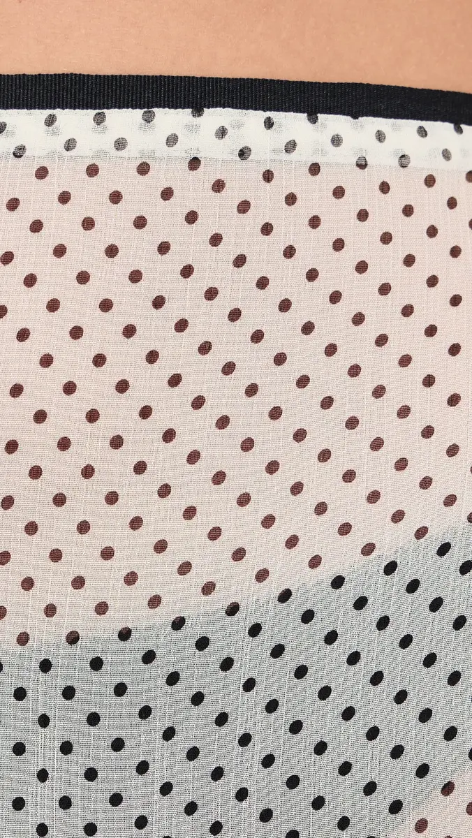 Hunza G Sheer Polka-Dot Coverup Skirt | Thumbnail 6 Hunza G Sheer Polka-Dot Coverup Skirt | Thumbnail 6