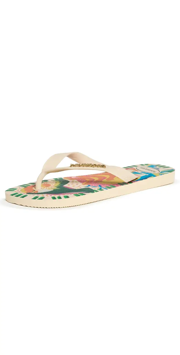 Havaianas Top Bossa Flip Flops Buttercream | Image 1 Havaianas Top Bossa Flip Flops Buttercream | Image 1