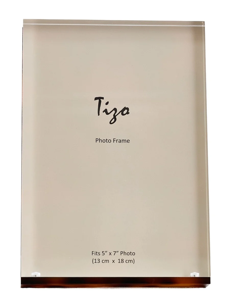 Tizo Design Lucite Tortoise Frame 5x7