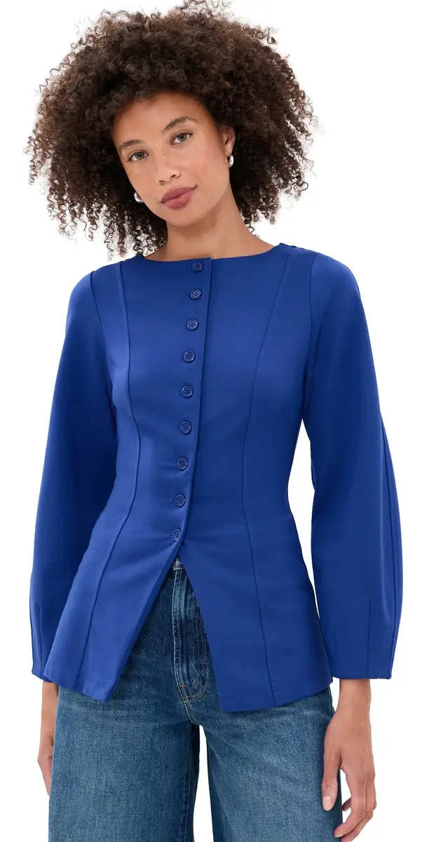 ALIGNE Bonnie Blazer Blue | Image 1 ALIGNE Bonnie Blazer Blue | Image 1