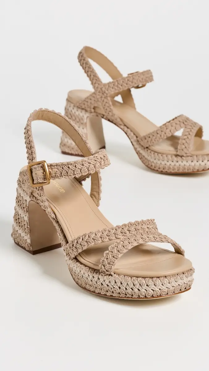 Larroudé Jolene Low Crochet Sandals | Thumbnail 5 Larroudé Jolene Low Crochet Sandals | Thumbnail 5