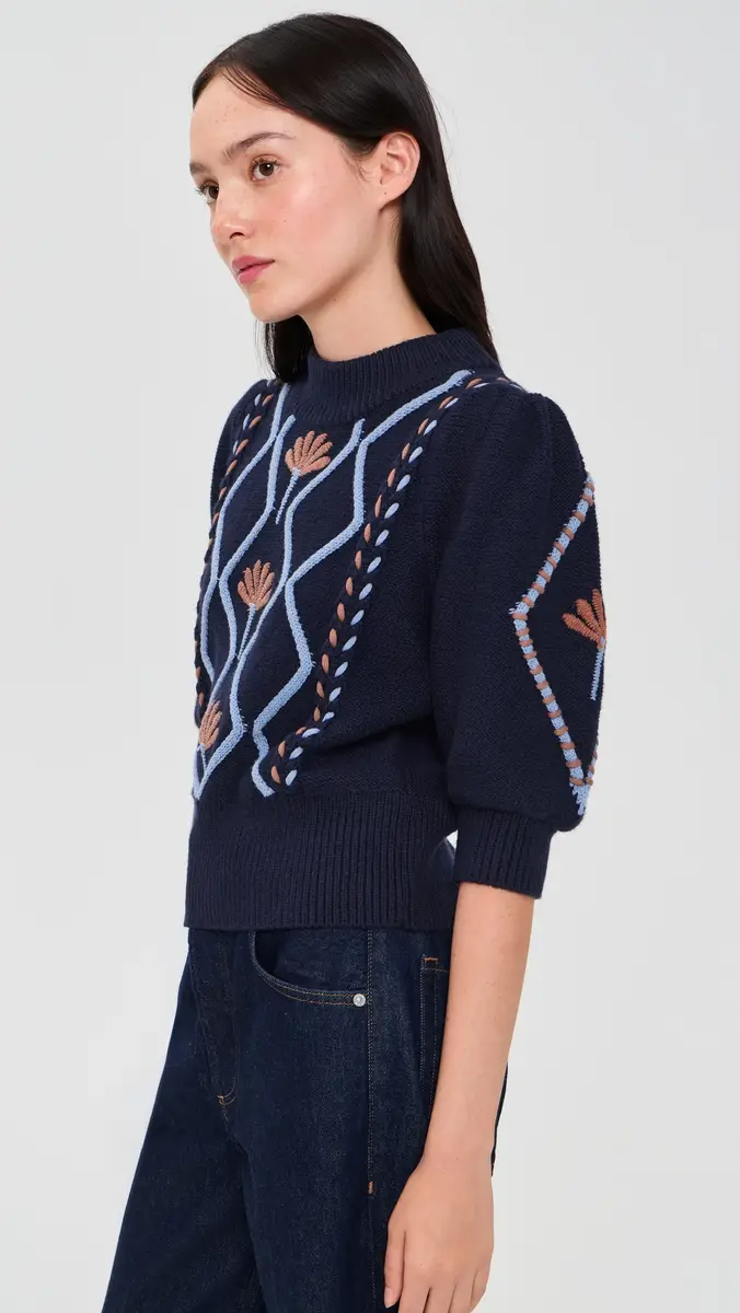RAILS Addy Floral Pullover | Thumbnail 4