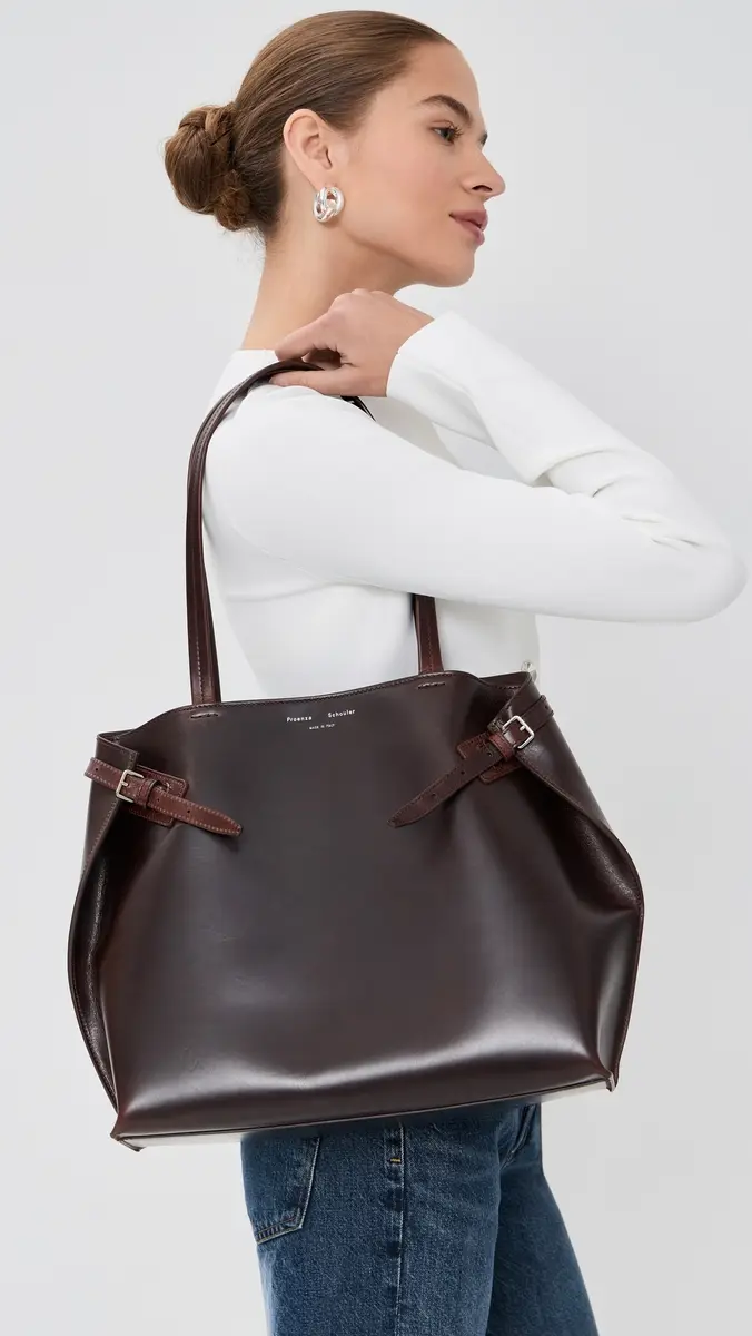 Proenza Schouler Days Tote In Pull Up Calfskin | Thumbnail 3 Proenza Schouler Days Tote In Pull Up Calfskin | Thumbnail 3