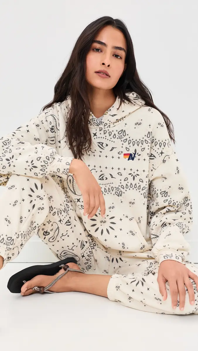 Aviator Nation Bandana Relaxed Pullover Hoodie | Thumbnail 2 Aviator Nation Bandana Relaxed Pullover Hoodie | Thumbnail 2