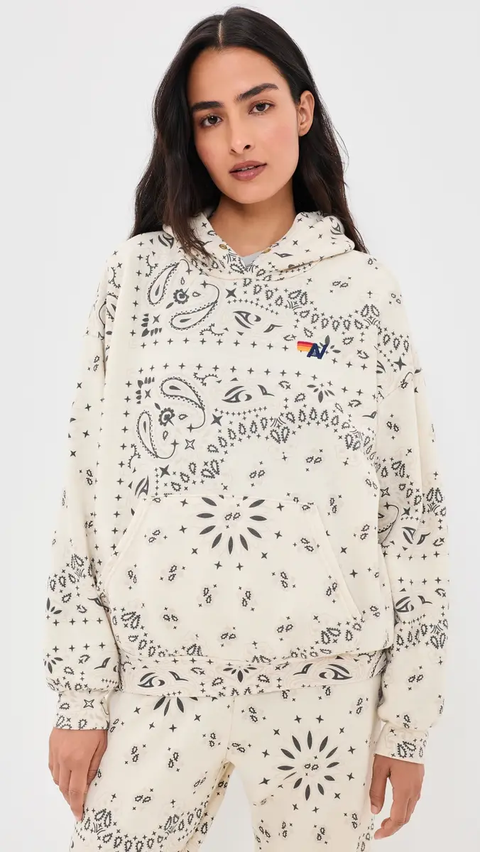 Aviator Nation Bandana Relaxed Pullover Hoodie | Thumbnail 3 Aviator Nation Bandana Relaxed Pullover Hoodie | Thumbnail 3