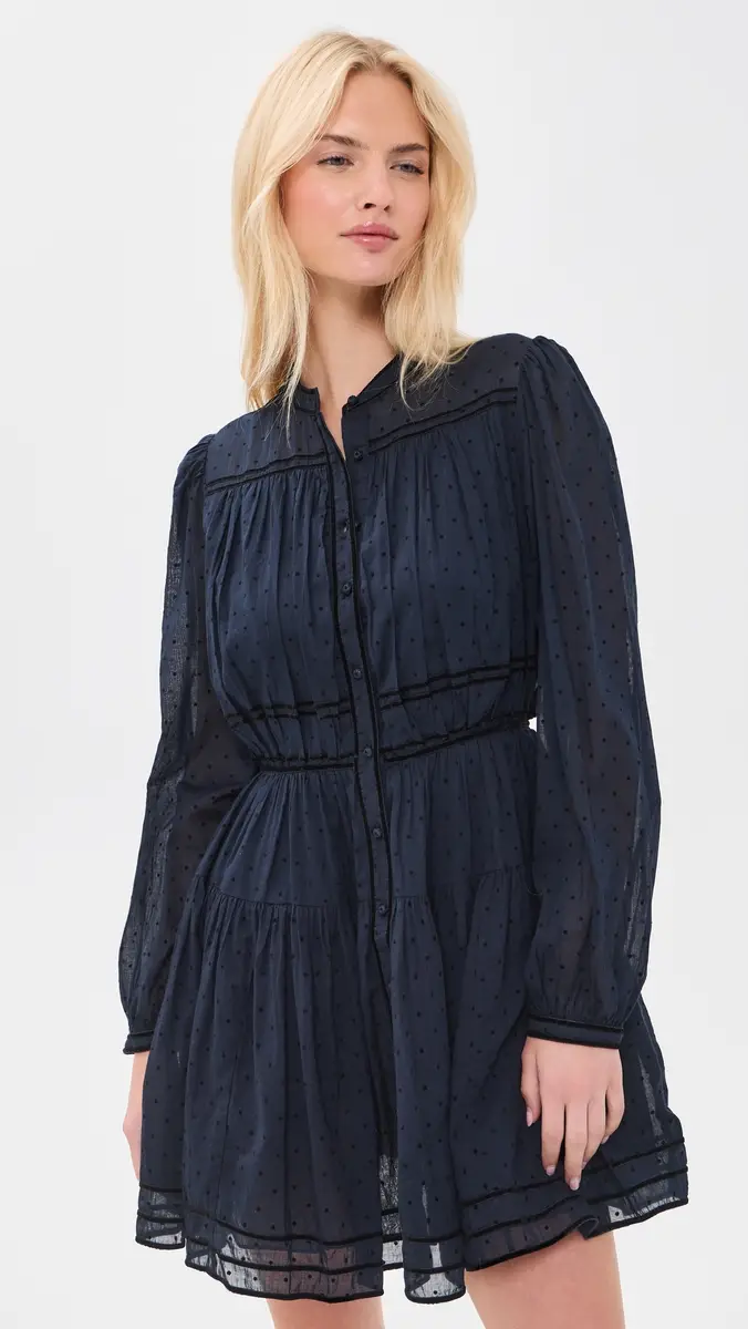 Ulla Johnson Lumi Long Sleeve Cotton Mini Dress | Thumbnail 2 Ulla Johnson Lumi Long Sleeve Cotton Mini Dress | Thumbnail 2