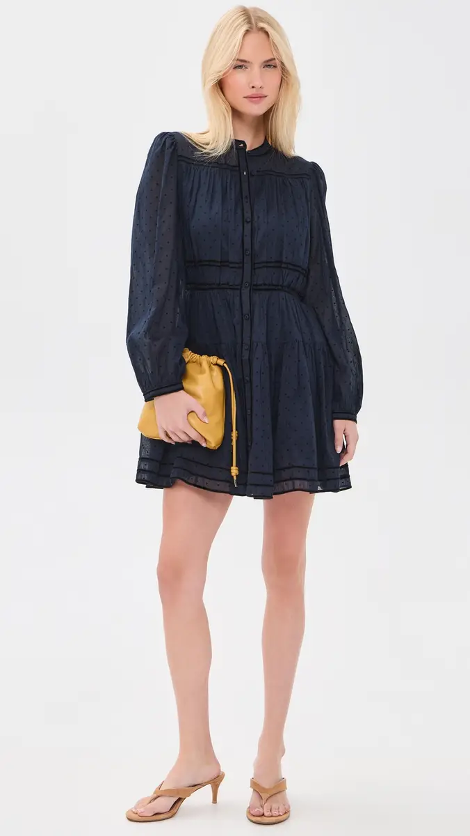 Ulla Johnson Lumi Long Sleeve Cotton Mini Dress | Thumbnail 5 Ulla Johnson Lumi Long Sleeve Cotton Mini Dress | Thumbnail 5