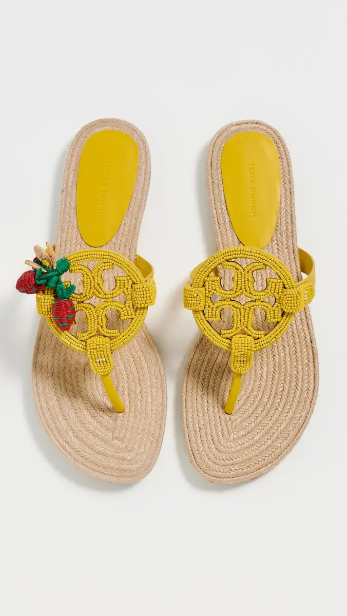 Tory Burch Miller Beaded Espadrille Sandals | Thumbnail 2 Tory Burch Miller Beaded Espadrille Sandals | Thumbnail 2