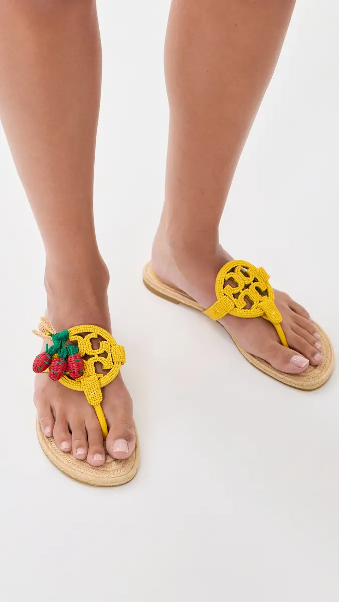 Tory Burch Miller Beaded Espadrille Sandals | Thumbnail 3 Tory Burch Miller Beaded Espadrille Sandals | Thumbnail 3
