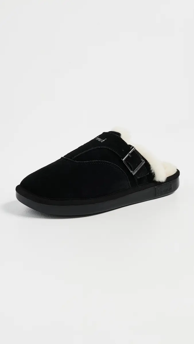 Brunch Amour Suede Shearling Slippers | Thumbnail 2