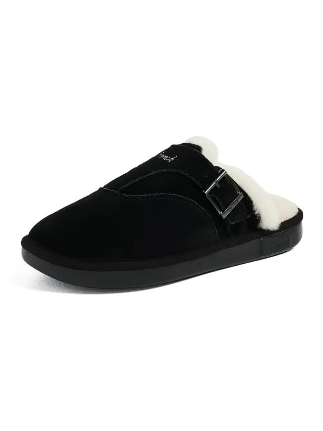 Amour Suede Shearling Slippers Amour Suede Shearling Slippers