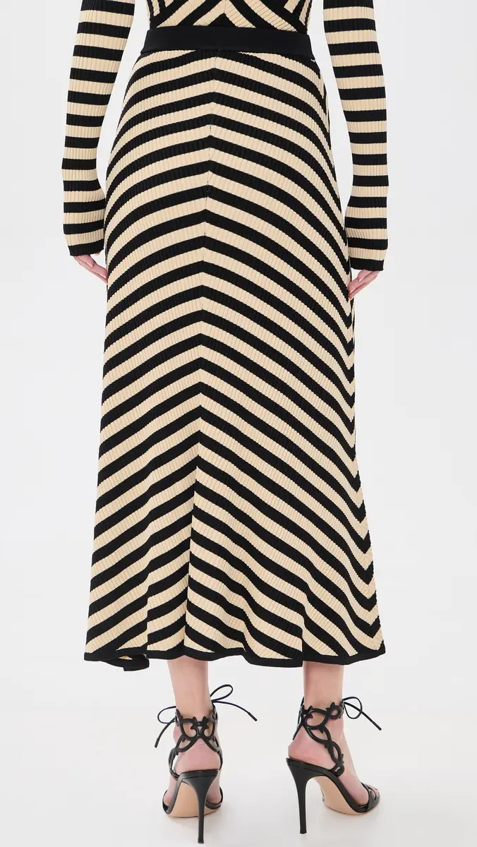 Zimmermann Valiant Deco Stripe Midi Skirt | Thumbnail 3 Zimmermann Valiant Deco Stripe Midi Skirt | Thumbnail 3