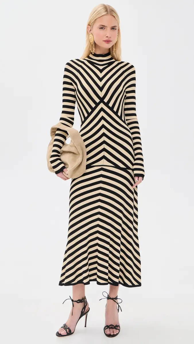 Zimmermann Valiant Deco Stripe Midi Skirt | Thumbnail 5 Zimmermann Valiant Deco Stripe Midi Skirt | Thumbnail 5