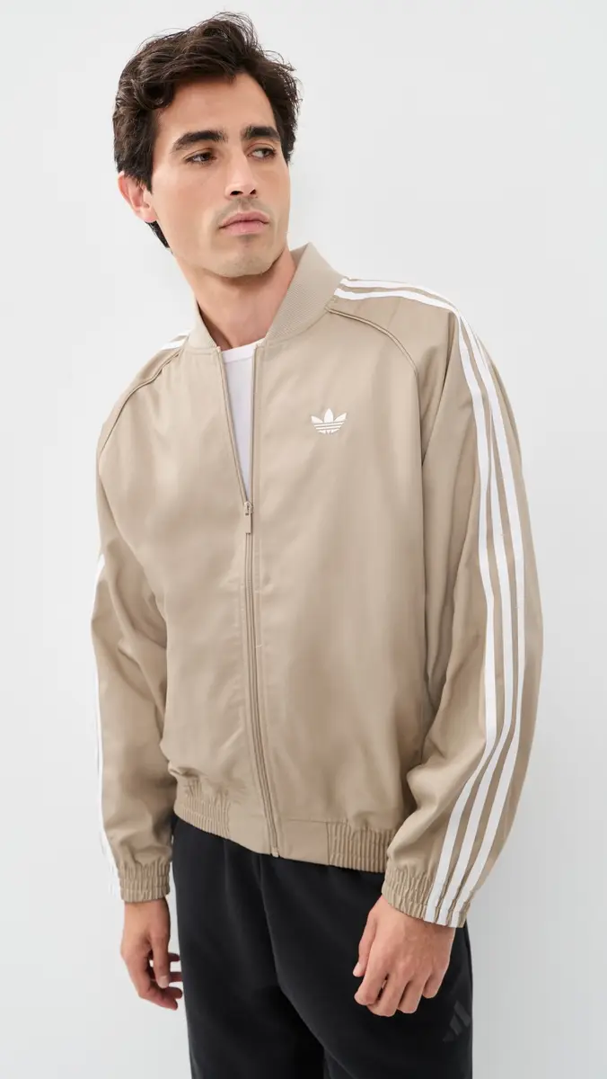 Adidas Classics Cotton Twill Track Top | Thumbnail 2 Adidas Classics Cotton Twill Track Top | Thumbnail 2