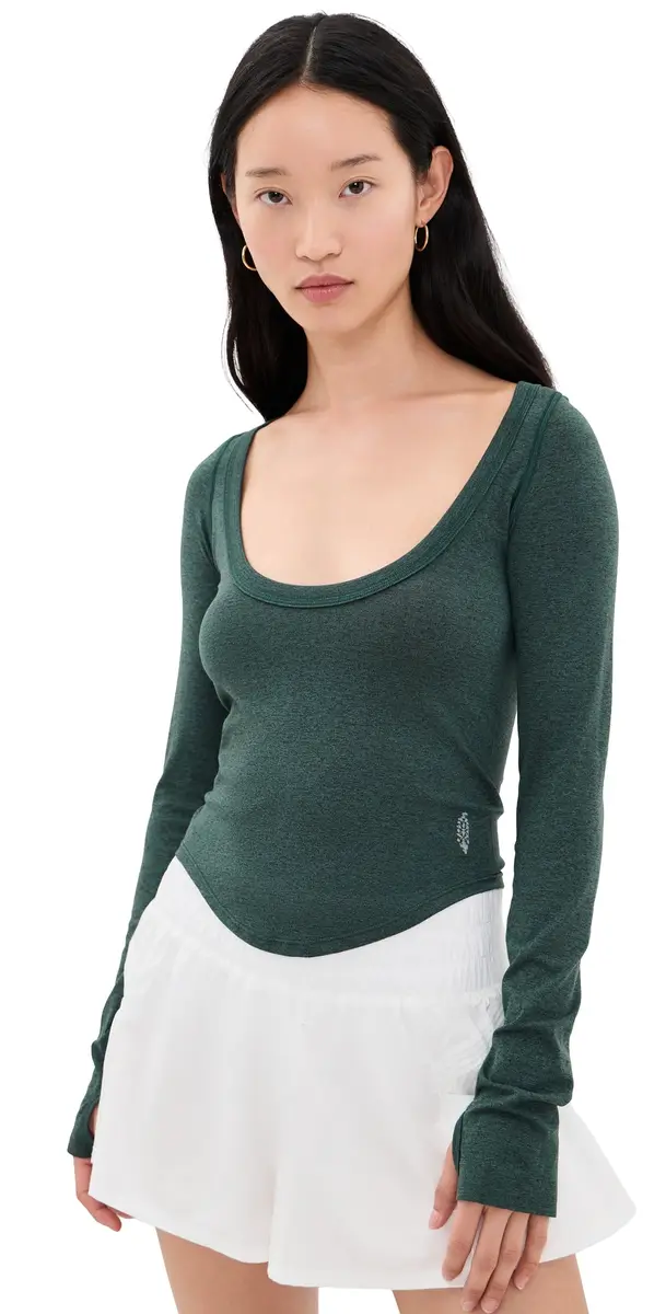 FP Movement Up Next Scoop Tee Ivy | Image 1 FP Movement Up Next Scoop Tee Ivy | Image 1