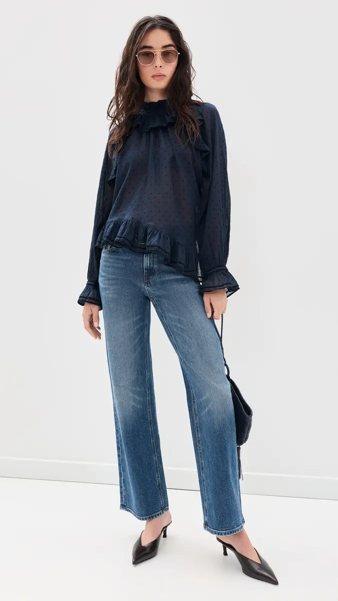 Ulla Johnson Marcella Long Sleeve Cotton Blouse | Thumbnail 5 Ulla Johnson Marcella Long Sleeve Cotton Blouse | Thumbnail 5