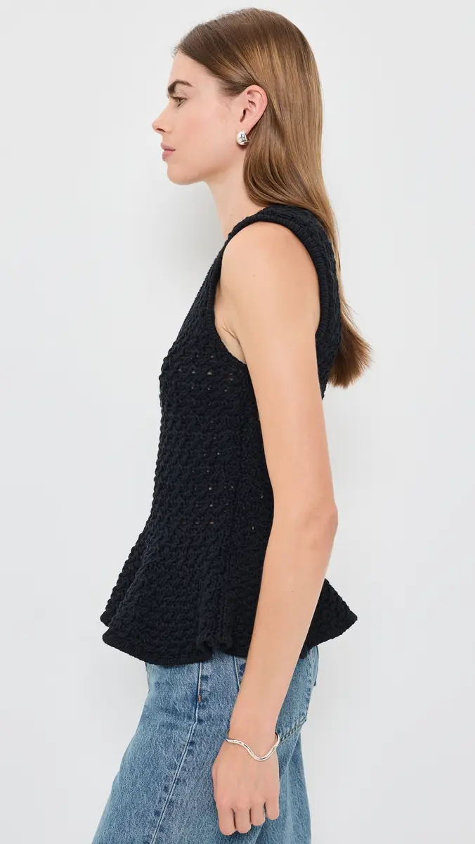 Pistola Anna Peplum Sweater Tank | Thumbnail 4 Pistola Anna Peplum Sweater Tank | Thumbnail 4