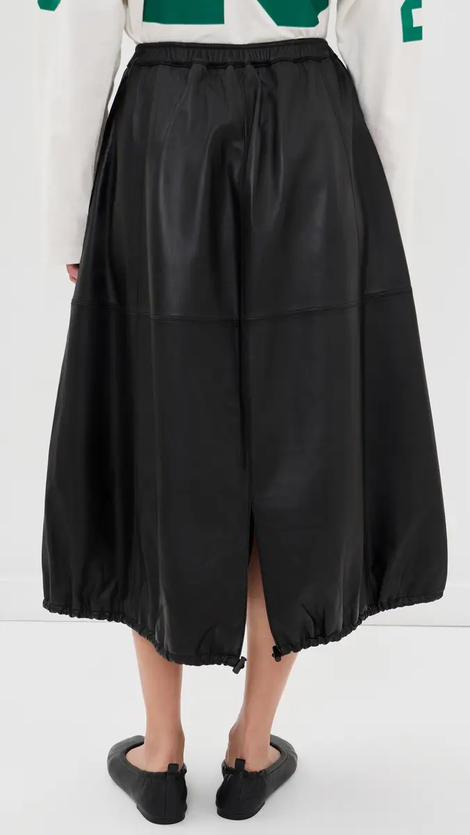 Sea Caitlin Leather Midi Skirt | Thumbnail 3 Sea Caitlin Leather Midi Skirt | Thumbnail 3