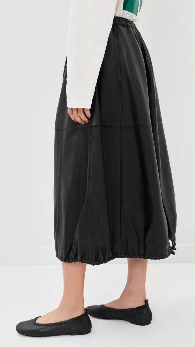 Sea Caitlin Leather Midi Skirt | Thumbnail 4 Sea Caitlin Leather Midi Skirt | Thumbnail 4