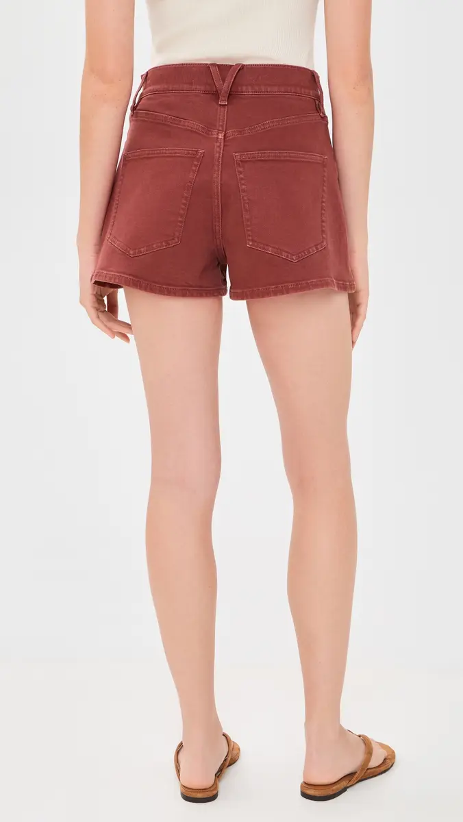 Veronica Beard Jean Elijah Shorts with Patch Pockets Rust | Thumbnail 3 Veronica Beard Jean Elijah Shorts with Patch Pockets Rust | Thumbnail 3