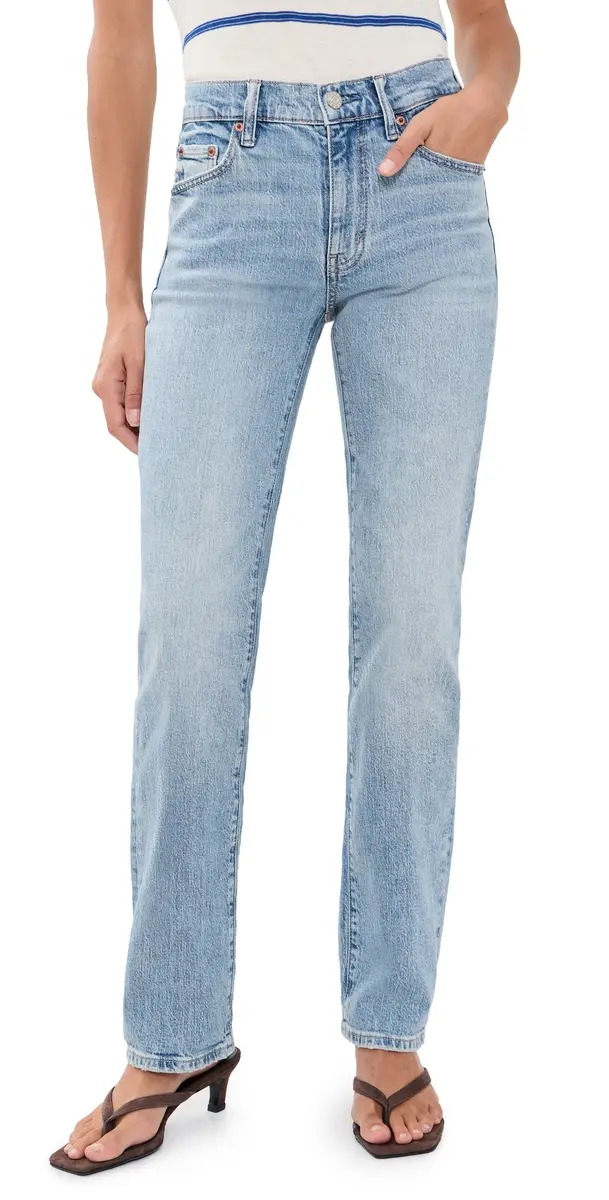 DAZE Rebel Slim Straight Jeans On Repeat | Image 1 DAZE Rebel Slim Straight Jeans On Repeat | Image 1