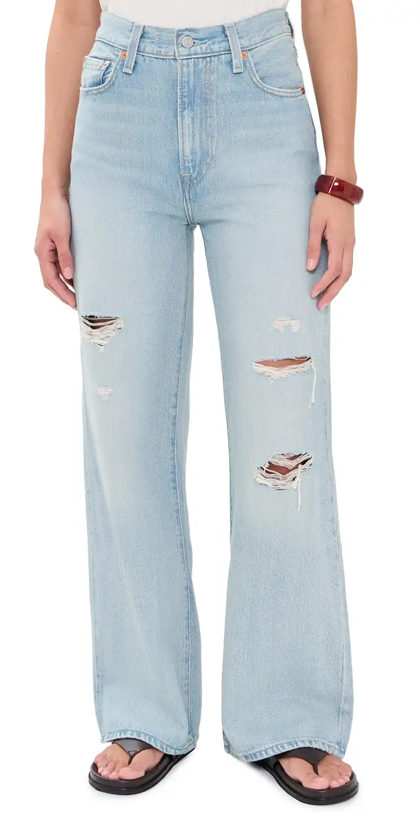 Levi's Ribcage Wide Jeans Set Up | Image 1 Levi's Ribcage Wide Jeans Set Up | Image 1