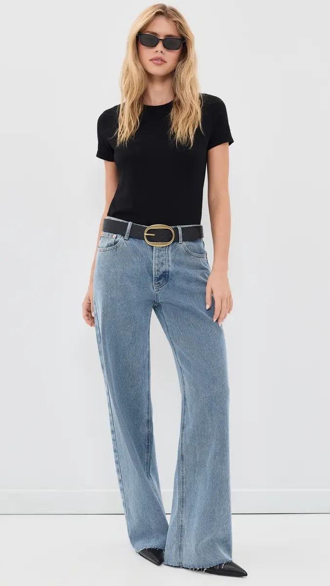 L'Agence Aileen Crew Neck Tee | Thumbnail 5