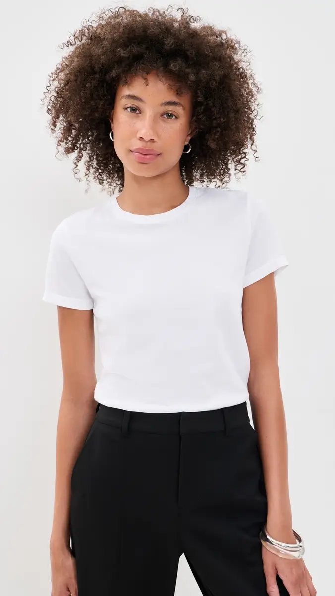 L'Agence Aileen Crew Neck Tee | Thumbnail 2