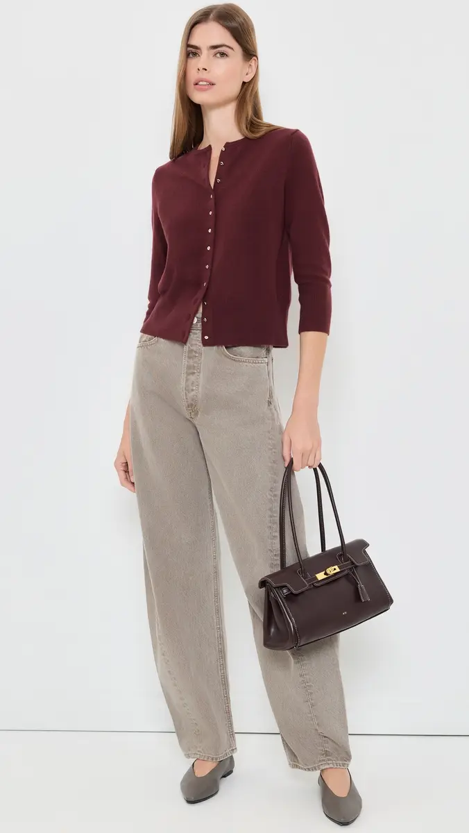 Vince Metal Button Cardigan | Thumbnail 5
