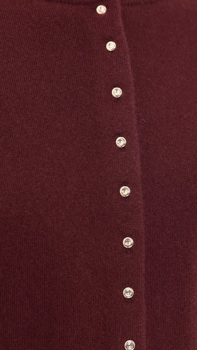 Vince Metal Button Cardigan | Thumbnail 6